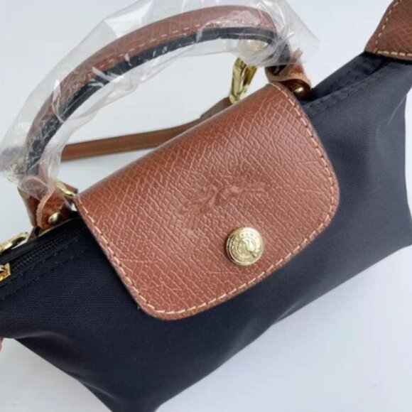 Longchamp Le Pliage Original Black Clutch Bag Women - Picture 5 of 8